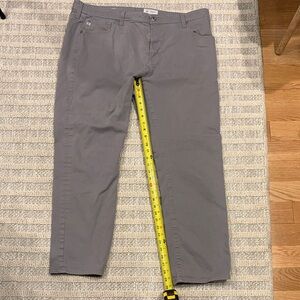 AG Adriano Goldschmied Men's Charcoal Chinos
